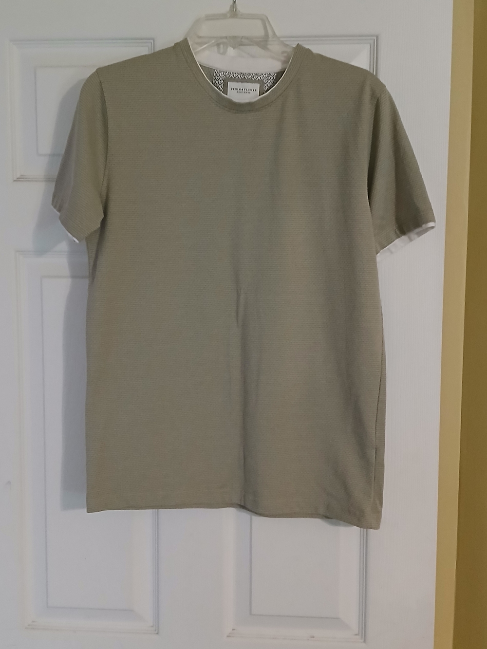 Denim & Flower Short Sleeve Crew Tee in Olive